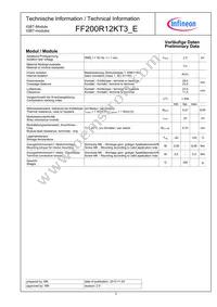 FF200R12KT3EHOSA1 Datasheet Page 3