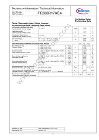 FF200R17KE3S4HOSA1 Datasheet Page 3