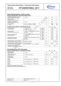 FF300R07ME4B11BOSA1 Datasheet Page 3