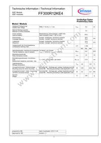 FF300R12KE4HOSA1 Datasheet Page 3