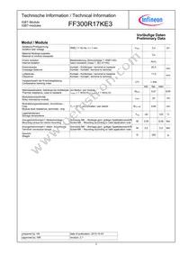 FF300R17KE3S4HOSA1 Datasheet Page 3