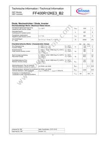 FF400R12KE3B2HOSA1 Datasheet Page 2