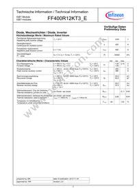 FF400R12KT3EHOSA1 Datasheet Page 2