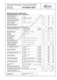 FF450R17IE4BOSA2 Datasheet Page 2