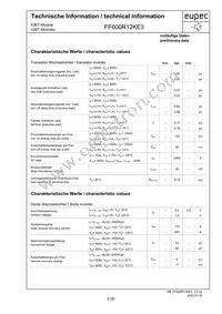 FF600R12KE3NOSA1 Datasheet Page 2