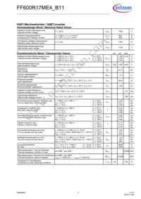 FF600R17ME4B11BOSA1 Datasheet Page 2