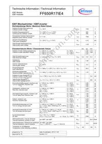 FF650R17IE4BOSA1 Datasheet Page 2