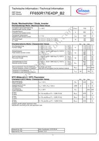 FF650R17IE4DPB2BOSA1 Datasheet Page 3