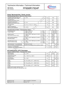 FF650R17IE4PBOSA1 Datasheet Page 3