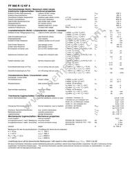 FF800R12KF4 Datasheet Page 2