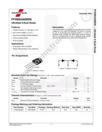 FFA60UA60DN Datasheet Page 2