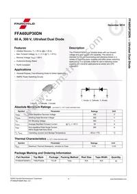 FFA60UP30DNTU Datasheet Page 2