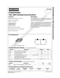 FFB20UP20DN Datasheet Cover