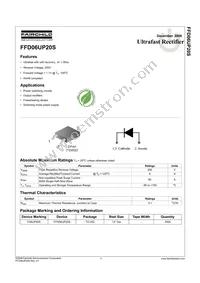 FFD06UP20S Datasheet Cover