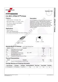 FFPF08S60SNTU Datasheet Page 2