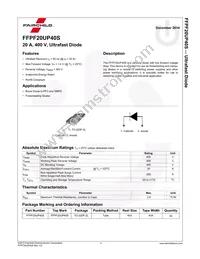 FFPF20UP40S Datasheet Page 2