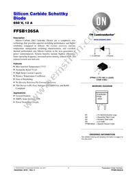 FFSB1265A Datasheet Cover