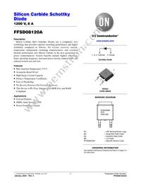 FFSD08120A Datasheet Cover