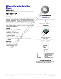 FFSD0865A Datasheet Cover