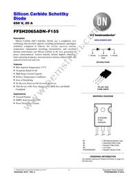 FFSH2065ADN-F155 Datasheet Cover