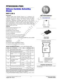 FFSH2065B-F085 Datasheet Cover