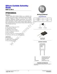 FFSH3065A Datasheet Cover