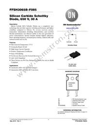 FFSH3065B-F085 Datasheet Cover