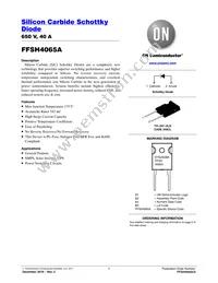 FFSH4065A Datasheet Cover