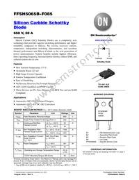 FFSH5065B-F085 Datasheet Cover