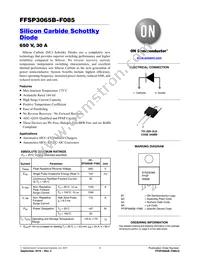 FFSP3065B-F085 Datasheet Cover