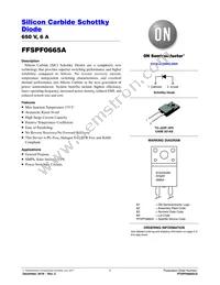 FFSPF0665A Datasheet Cover
