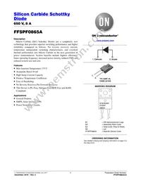 FFSPF0865A Datasheet Cover