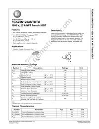 FGA25N120ANTDTU-F109 Datasheet Cover