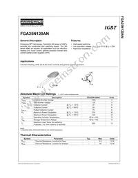 FGA25N120ANTU Datasheet Cover