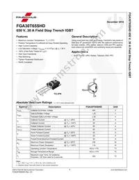FGA30T65SHD Datasheet Page 2