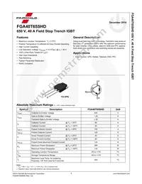 FGA40T65SHD Datasheet Page 2