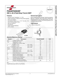 FGA40T65SHDF Datasheet Page 2