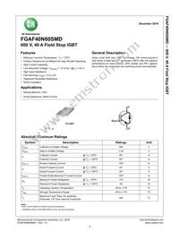 FGAF40N60SMD Datasheet Page 2