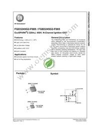 FGB3245G2-F085 Datasheet Cover