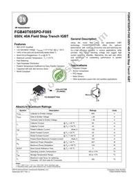 FGB40T65SPD-F085 Datasheet Cover