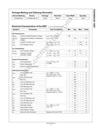 FGD3N60LSDTM-T Datasheet Page 2