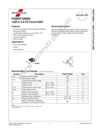 FGD5T120SH Datasheet Page 2