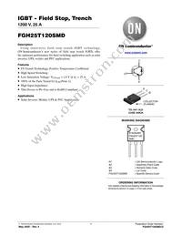 FGH25T120SMD-F155 Datasheet Cover
