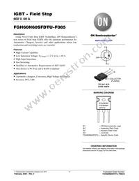 FGH60N60SFDTU-F085 Cover