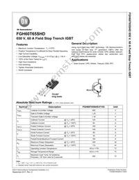 FGH60T65SHD-F155 Datasheet Cover