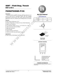 FGH60T65SQD-F155 Datasheet Cover