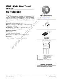 FGH75T65SQD-F155 Datasheet Cover
