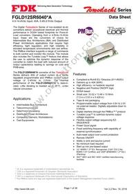 FGLS12SR6040PA Datasheet Cover