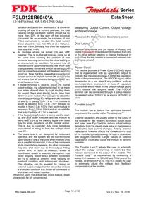 FGLS12SR6040PA Datasheet Page 12