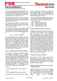 FGLS12SR6040PA Datasheet Page 16